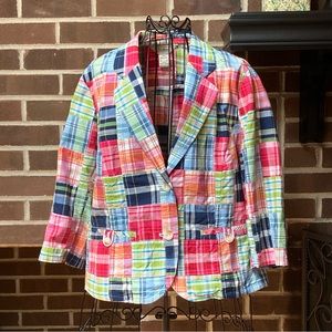 L.L. Bean women’s madras jacket